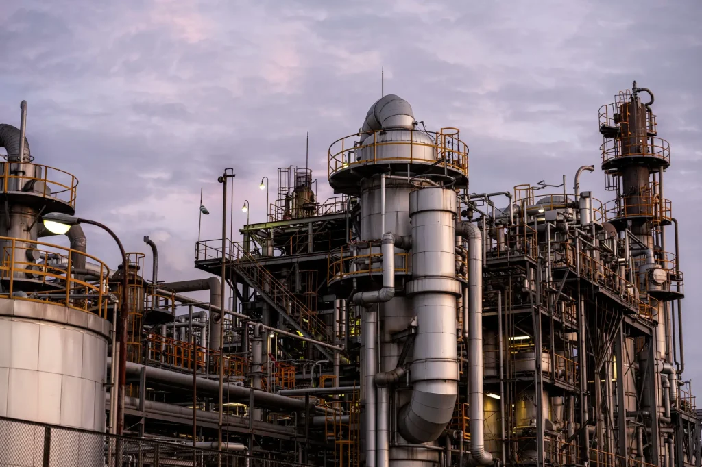 Oil and gas processing facility